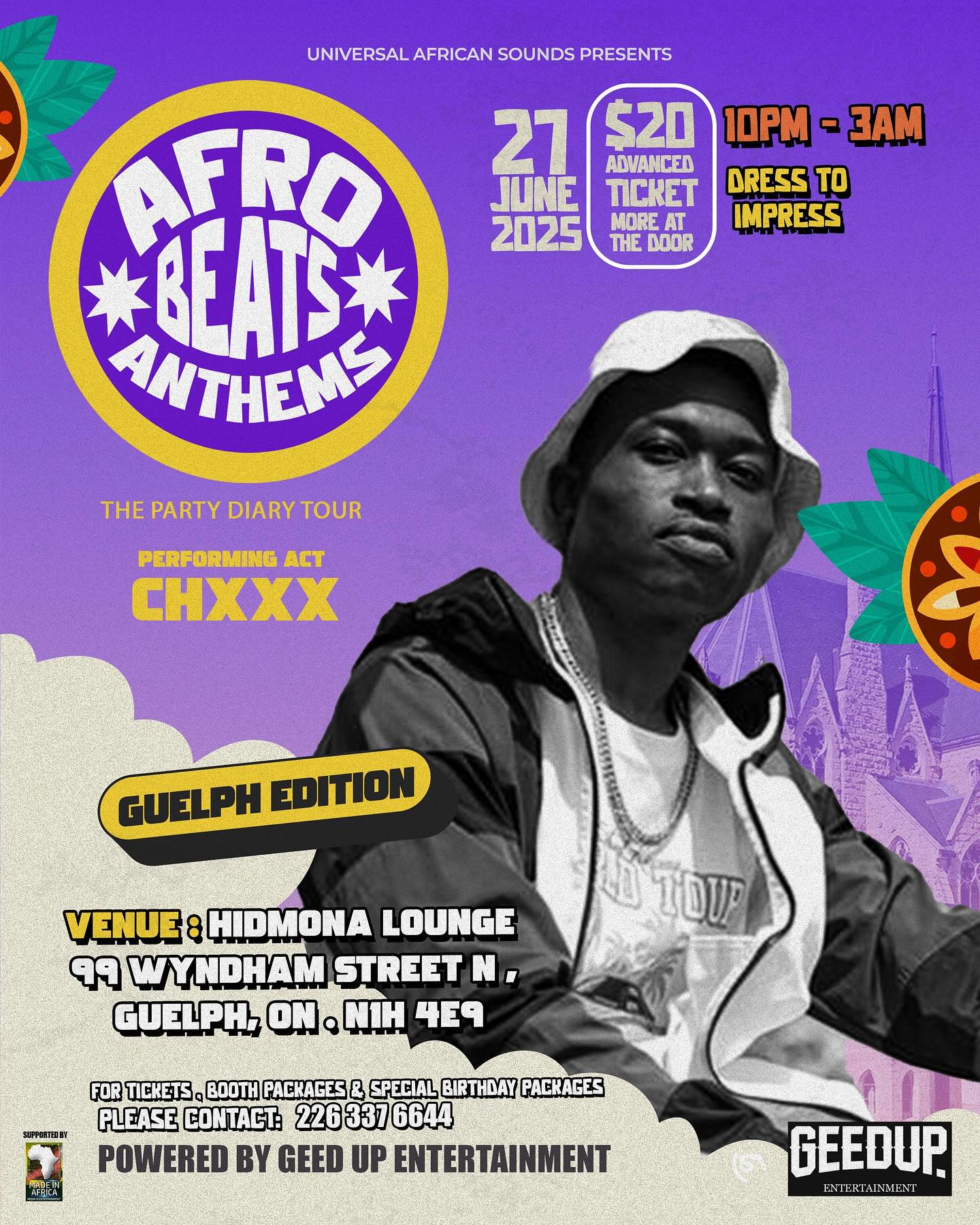 Afrobeats Anthems — Guelph Edition